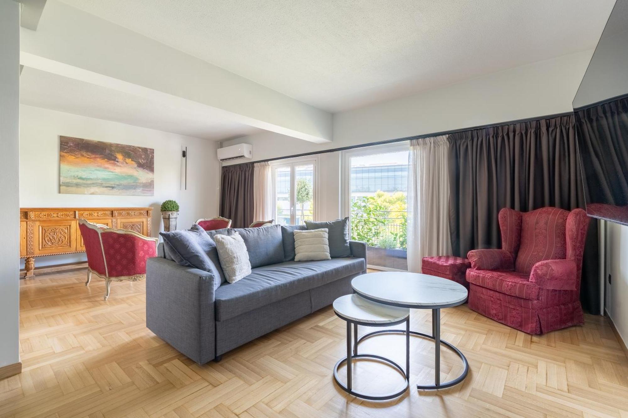 Athena Blue Lux Apartments 2Br 2Ba With City Skyline View, Near Kolonaki Exterior foto